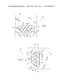 Method and apparatus for stretching segmented stretchable film and application of the segmented film to a moving web diagram and image