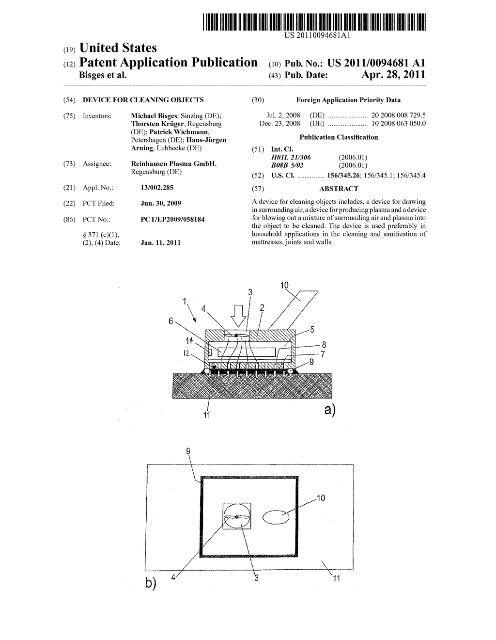 Device For Cleaning Objects - diagram, schematic, and image 01