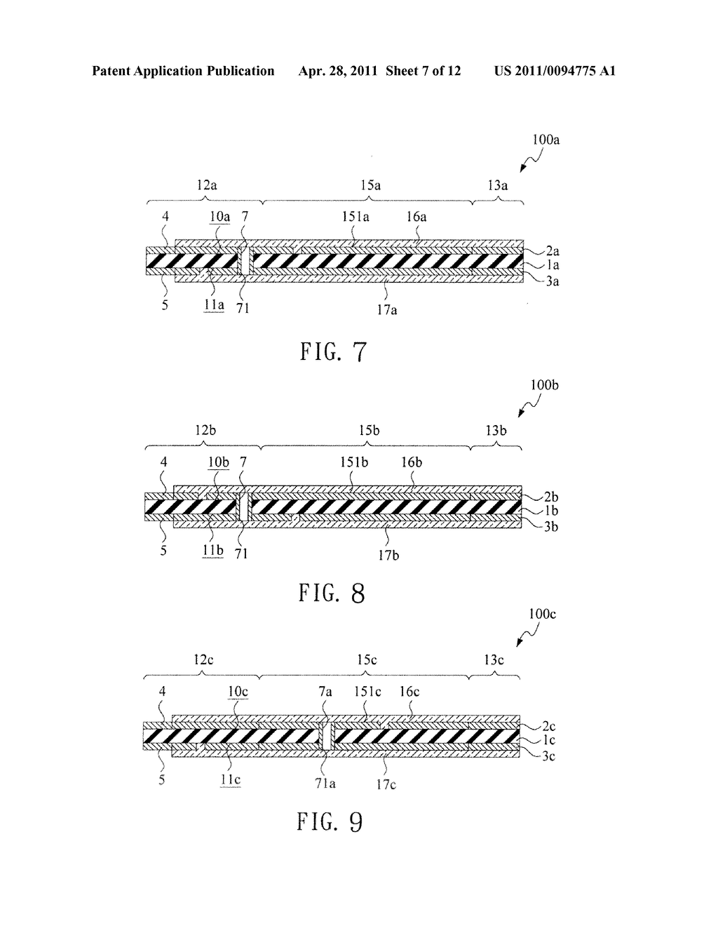 DOUBLE-SIDE-CONDUCTING FLEXIBLE-CIRCUIT FLAT CABLE WITH CLUSTER SECTION - diagram, schematic, and image 08