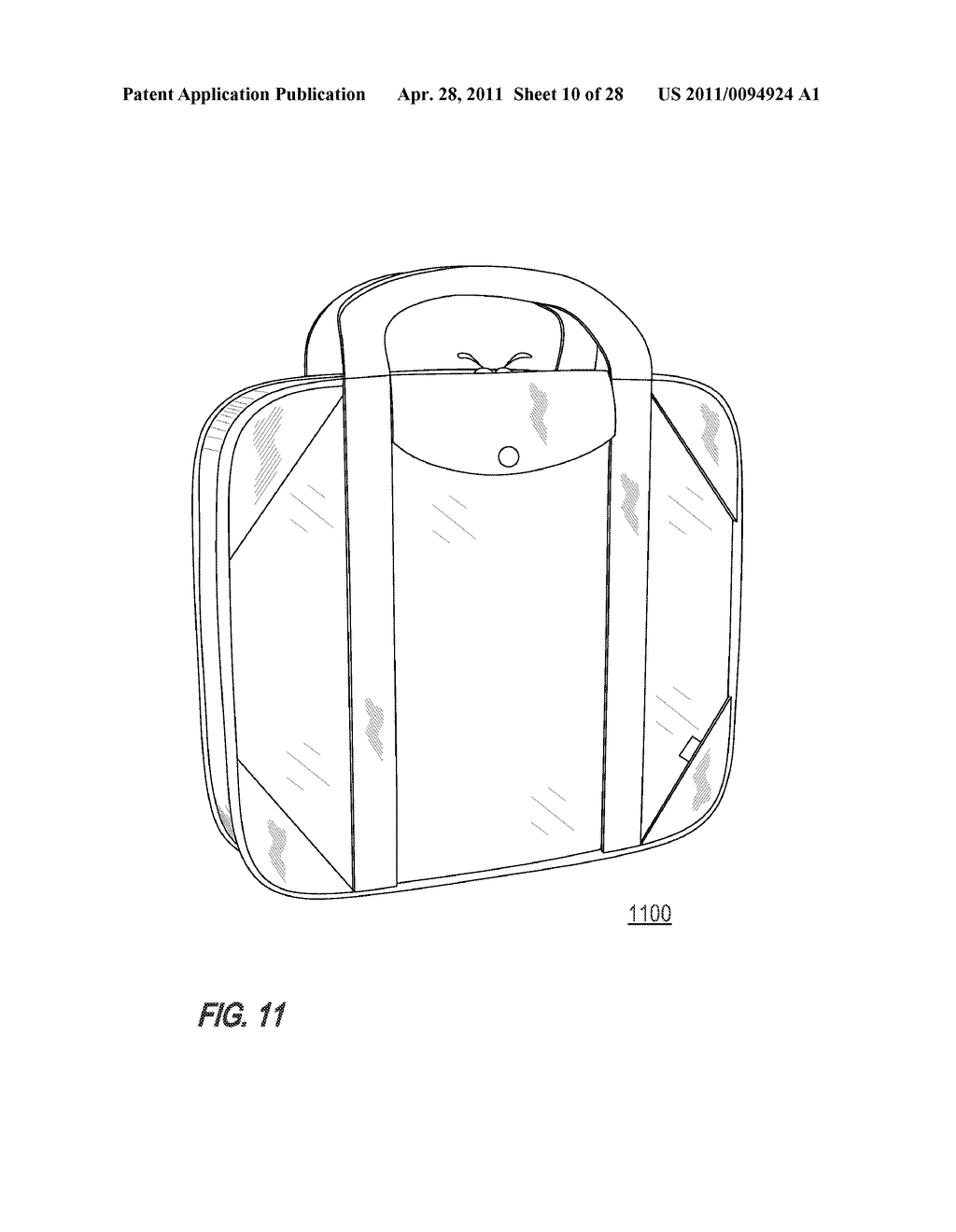 ENVIRONMENTALLY FRIENDLY TEXTILE SOFT GOODS RETAIL PACKAGING INCORPORATING VACUUM-SEALABLE BAGS REUSABLE BY CONSUMERS - diagram, schematic, and image 11