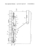 DEVICE FOR DISCARDING TRIMS FORMED DURING THE CUTTING OF PAPER LOGS diagram and image