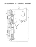 DEVICE FOR DISCARDING TRIMS FORMED DURING THE CUTTING OF PAPER LOGS diagram and image