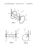 ELECTRONIC TAG HOUSING HAVING CABLE TIE SUPPORT diagram and image