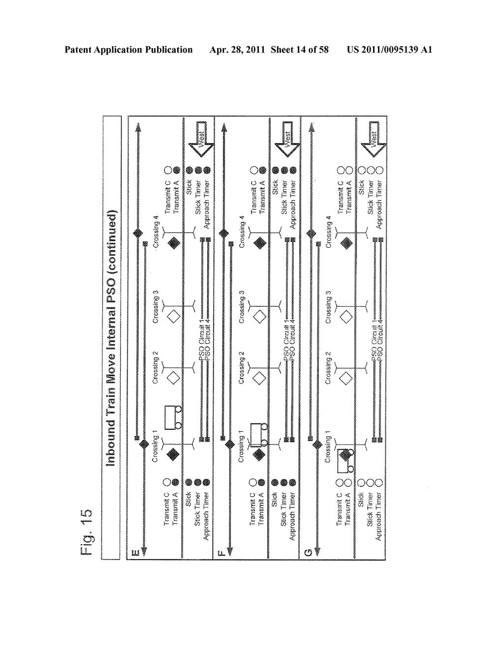 METHOD AND APPARATUS FOR BI-DIRECTIONAL DOWNSTREAM ADJACENT CROSSING SIGNALING - diagram, schematic, and image 15