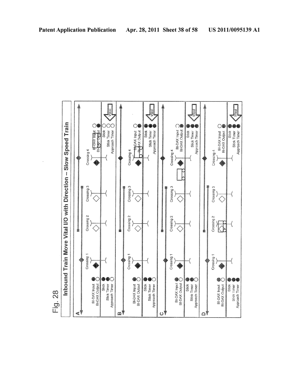 METHOD AND APPARATUS FOR BI-DIRECTIONAL DOWNSTREAM ADJACENT CROSSING SIGNALING - diagram, schematic, and image 39