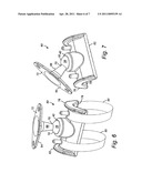 Snap link mount with conformable base diagram and image