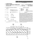 THIN FILM TRANSISTOR AND DISPLAY DEVICE diagram and image