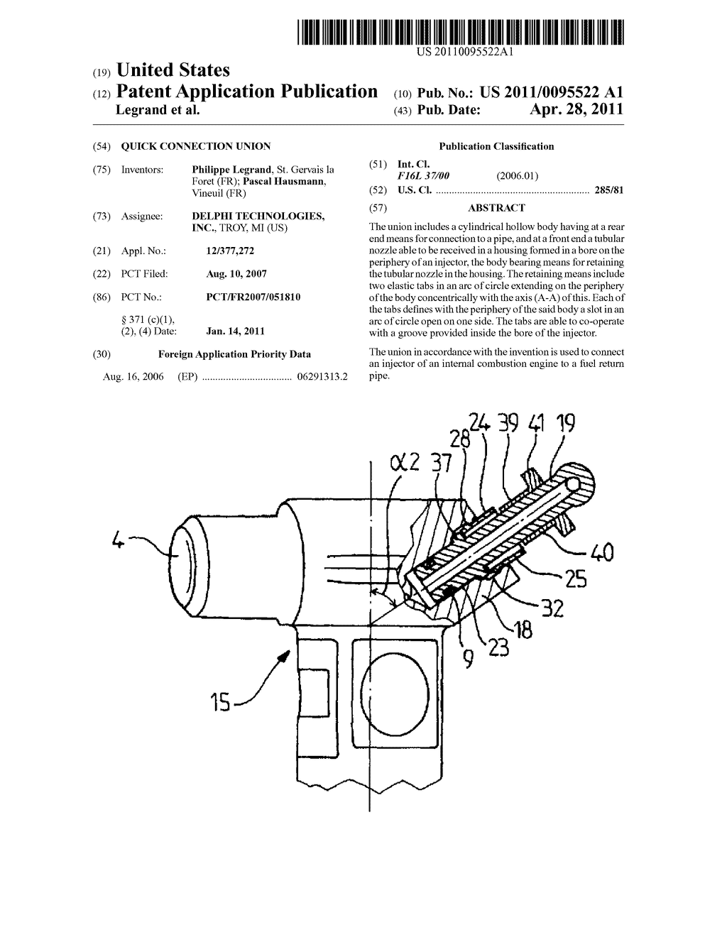 QUICK CONNECTION UNION - diagram, schematic, and image 01