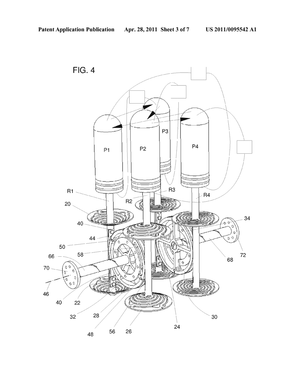 LUBRICANT FREE, REDUCED MASS, FREE-PISTON, STIRLING MACHINE HAVING RECIPROCATING PISTON DRIVINGLY LINKED TO ROTARY ELECTROMAGNETIC TRANSDUCER MOVING IN ROTATIONAL OSCILLATION - diagram, schematic, and image 04