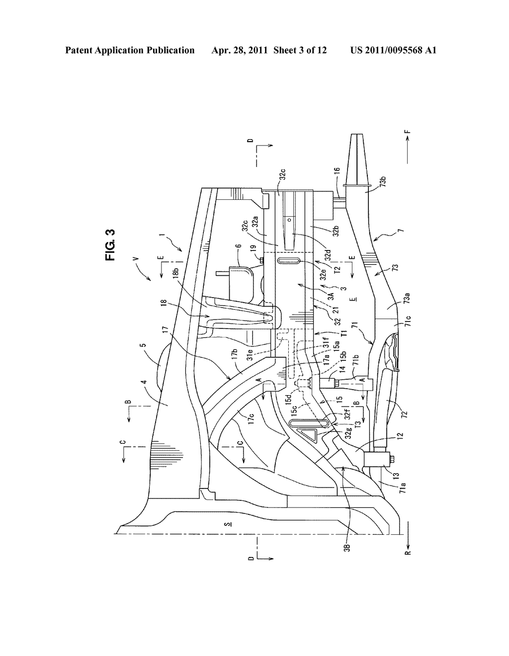 FRONT VEHICLE-BODY STRUCTURE OF VEHICLE - diagram, schematic, and image 04