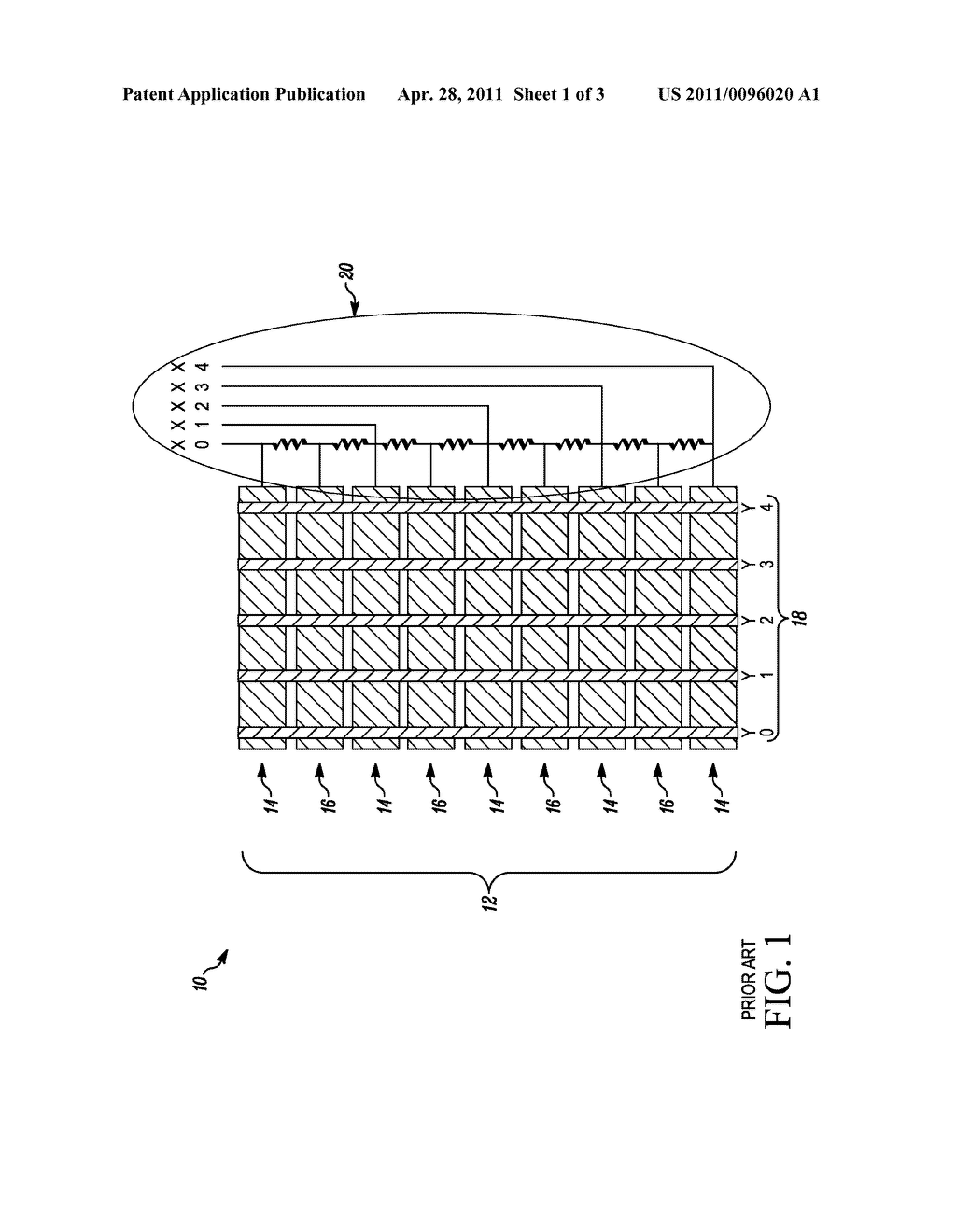 METHOD AND DEVICE FOR PROVIDING AN EQUI-POTENTIAL TOUCH SCREEN - diagram, schematic, and image 02