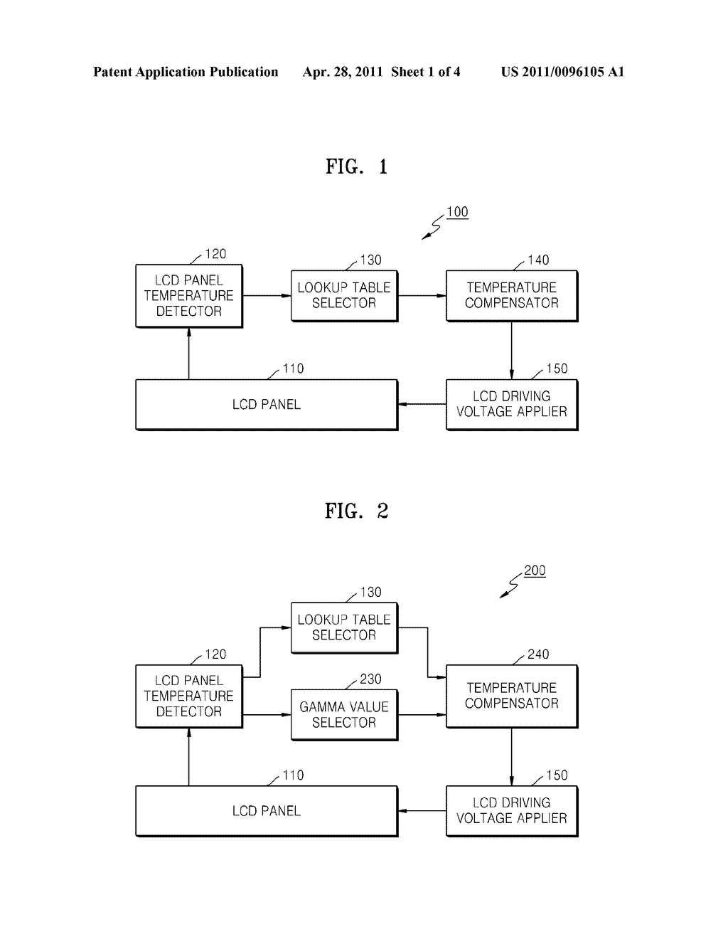 METHOD AND APPARATUS FOR COMPENSATING FOR TEMPERATURE VARIATIONS OF A LIQUID CRYSTAL DISPLAY PANEL FOR A 3-DIMENSIONAL DISPLAY - diagram, schematic, and image 02