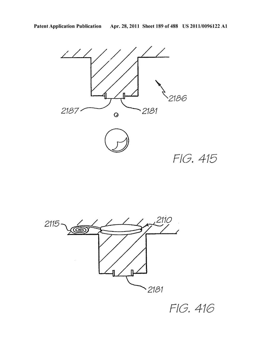 INKJET NOZZLE WITH PADDLE LAYER ARRANGED BETWEEN FIRST AND SECOND WAFERS - diagram, schematic, and image 190
