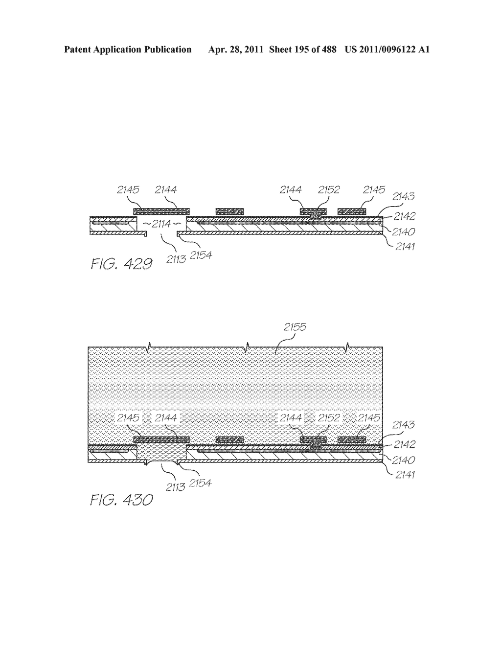 INKJET NOZZLE WITH PADDLE LAYER ARRANGED BETWEEN FIRST AND SECOND WAFERS - diagram, schematic, and image 196