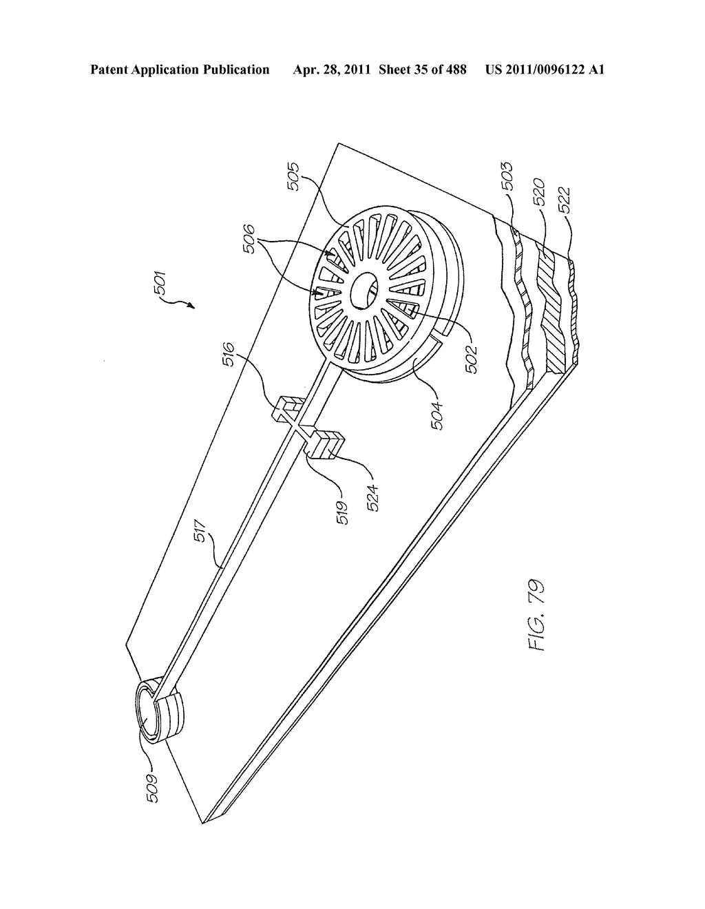 INKJET NOZZLE WITH PADDLE LAYER ARRANGED BETWEEN FIRST AND SECOND WAFERS - diagram, schematic, and image 36