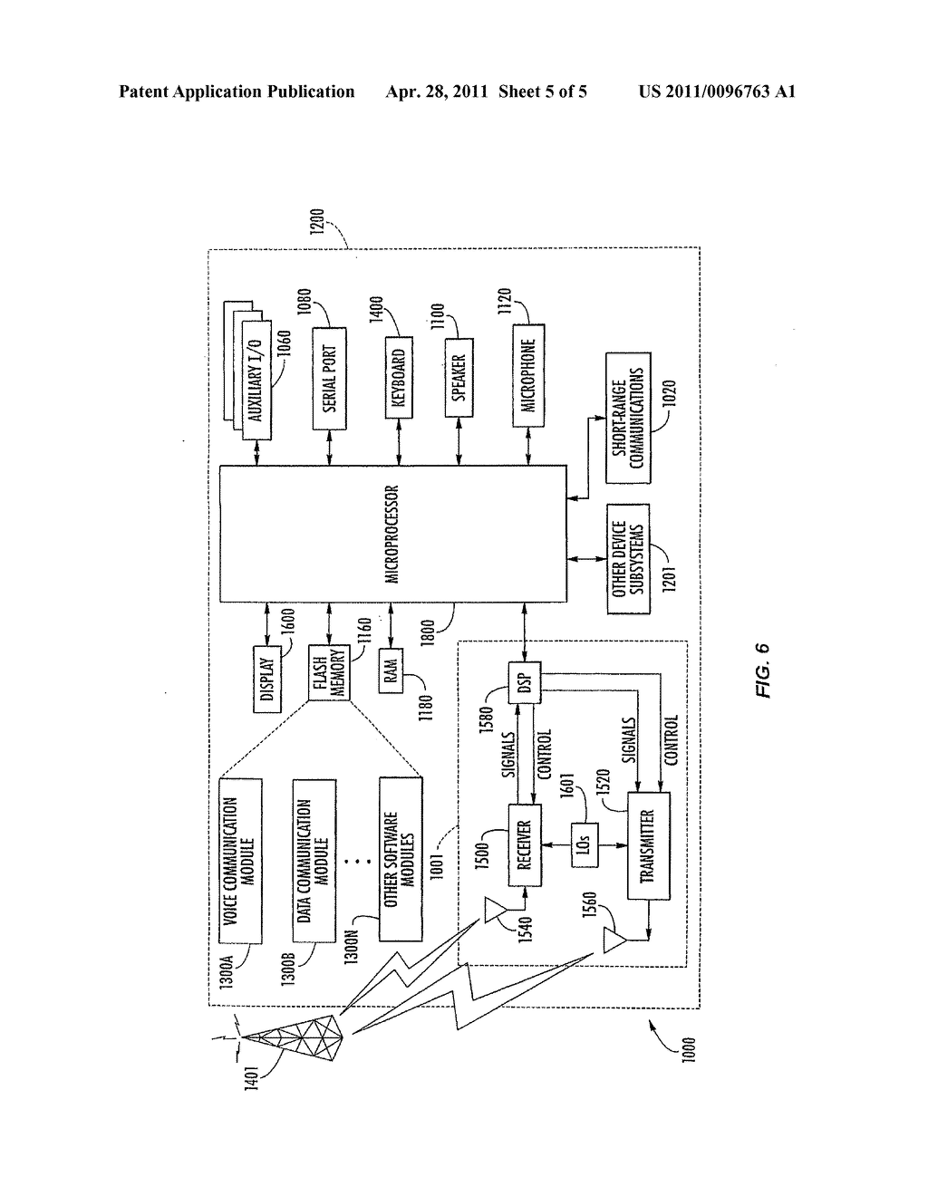 MOBILE WIRELESS COMMUNICATIONS DEVICE PROVIDING PATTERN/FREQUENCY CONTROL FEATURES AND RELATED METHODS - diagram, schematic, and image 06