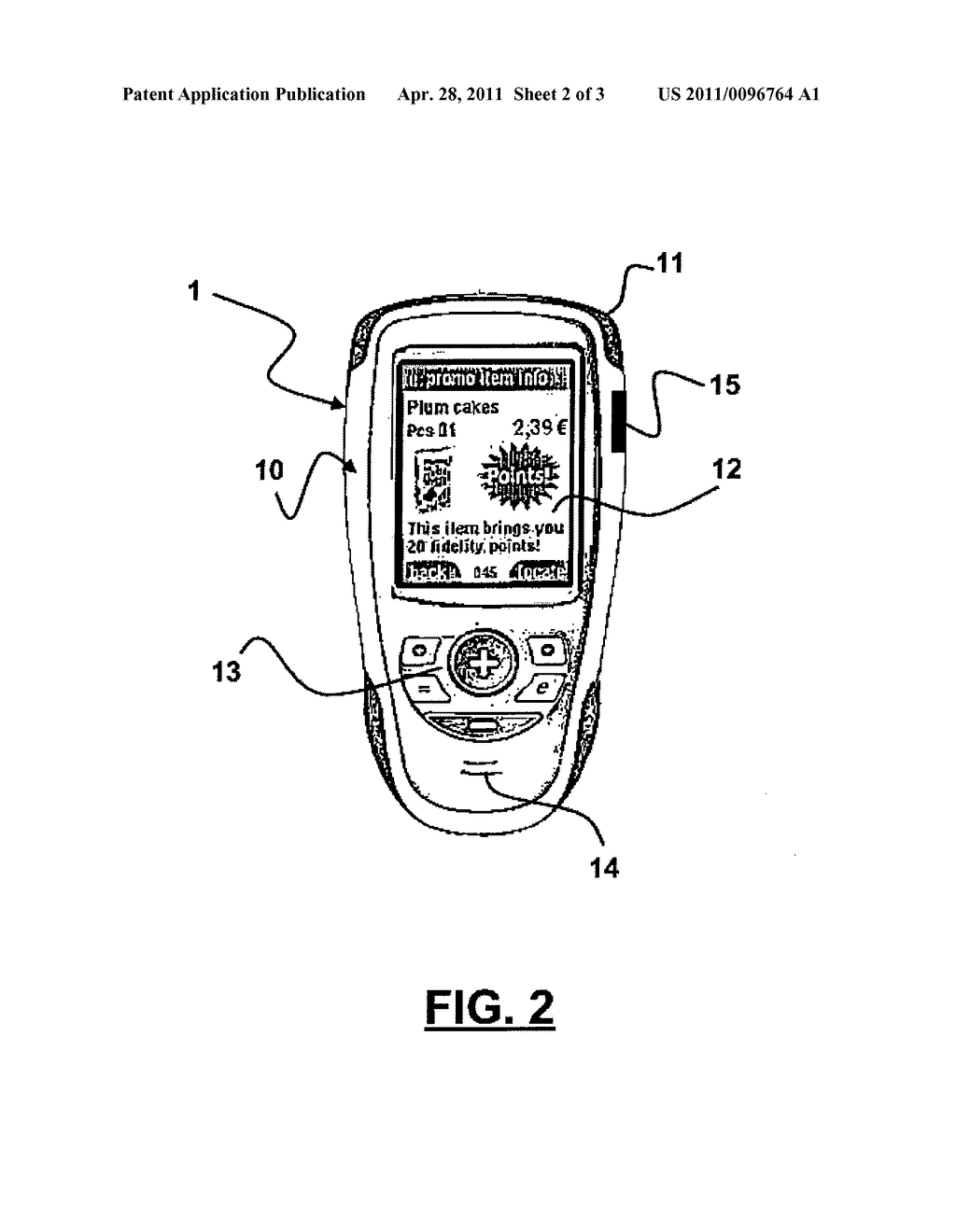 PORTABLE TERMINAL FOR ACQUIRING PRODUCT DATA - diagram, schematic, and image 03