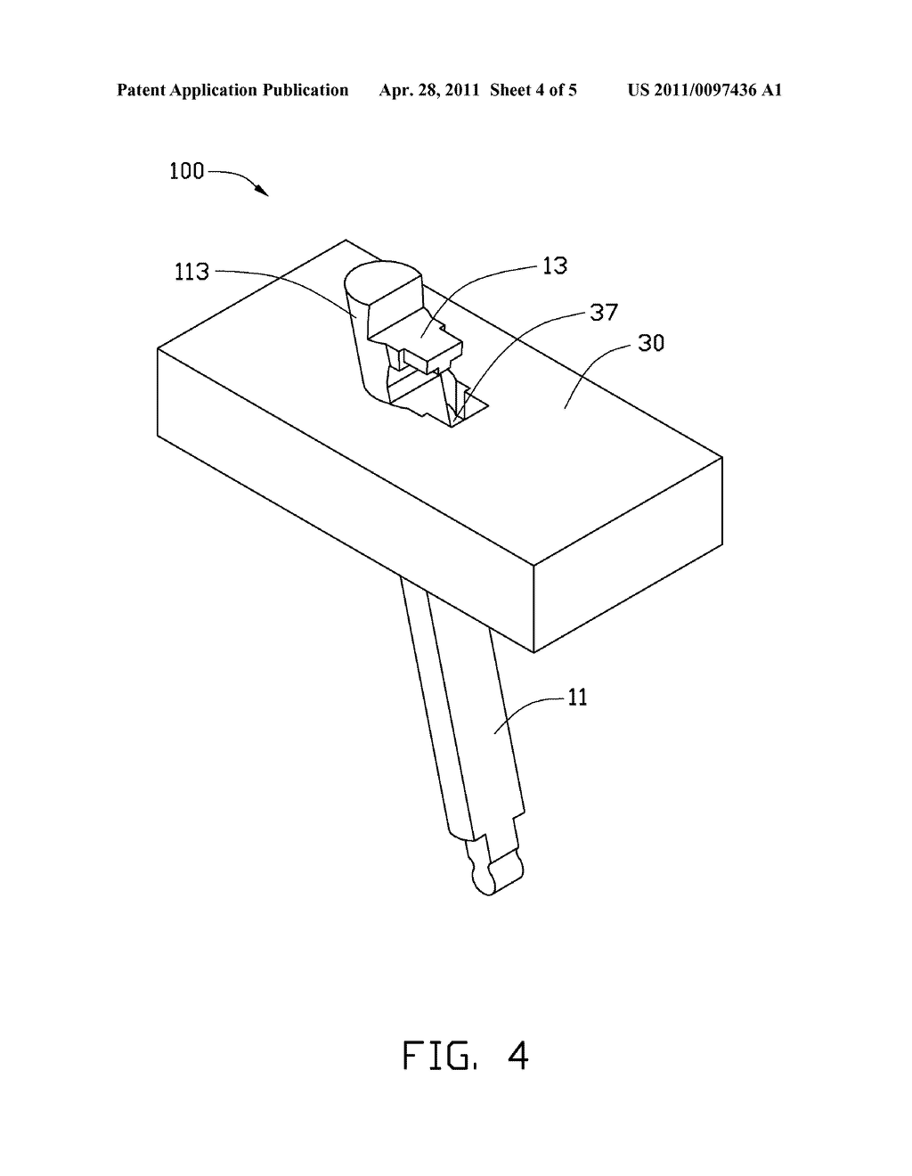 SLOPING PIN STRUCTURE AND DIE ASSEMBLY USING THE SAME - diagram, schematic, and image 05