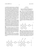 Polymer having antireflective properties and high carbon content, hardmask composition including the same, and process for forming a patterned material layer diagram and image