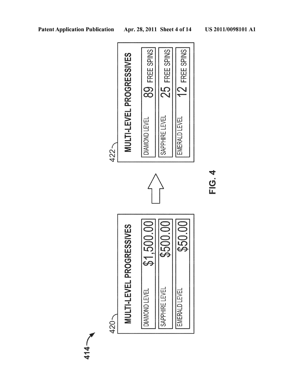 Wagering Game For Awarding Positional Game Modifiers In A Plurality Of Plays - diagram, schematic, and image 05