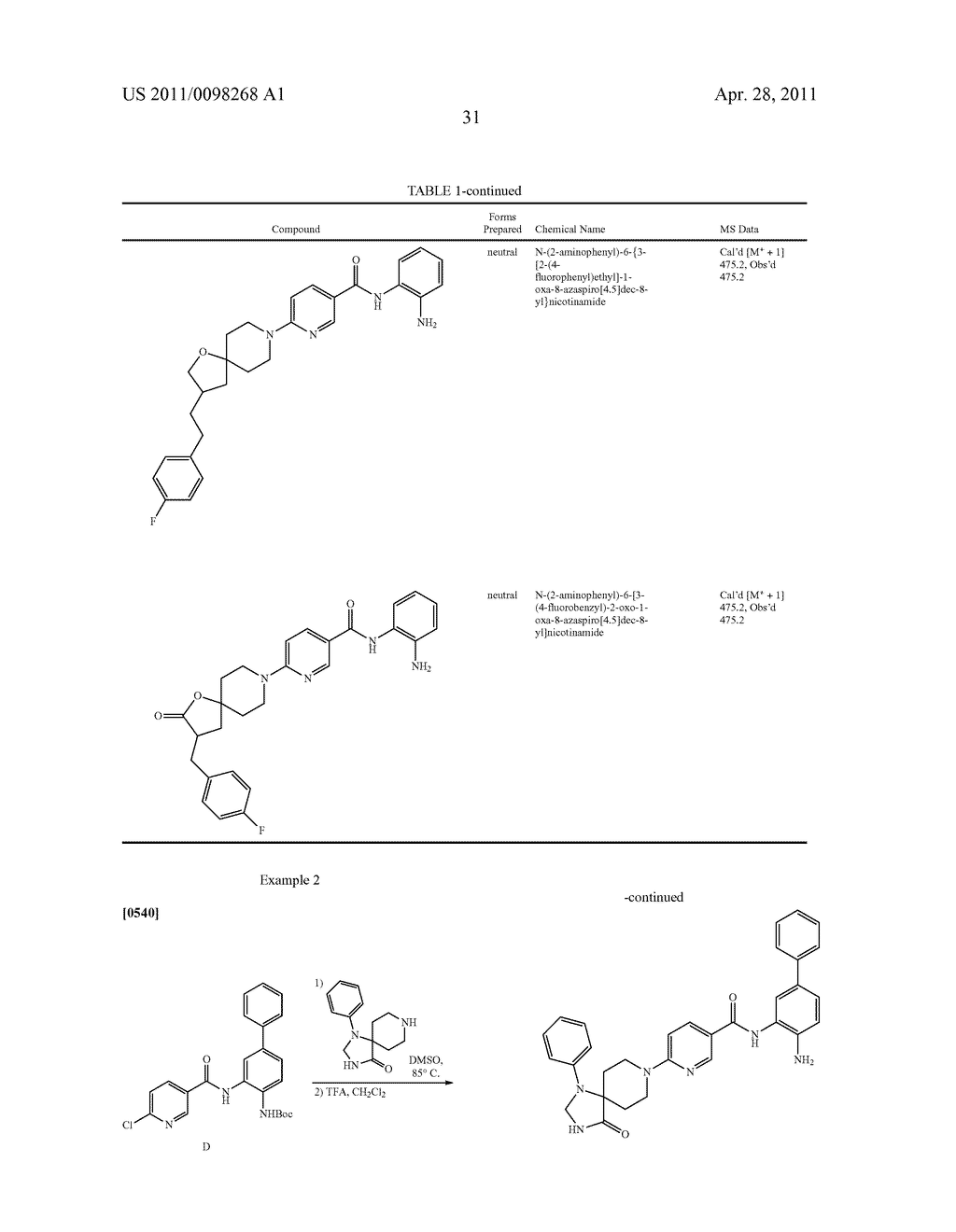 SPIROCYCLIC COMPOUNDS - diagram, schematic, and image 32