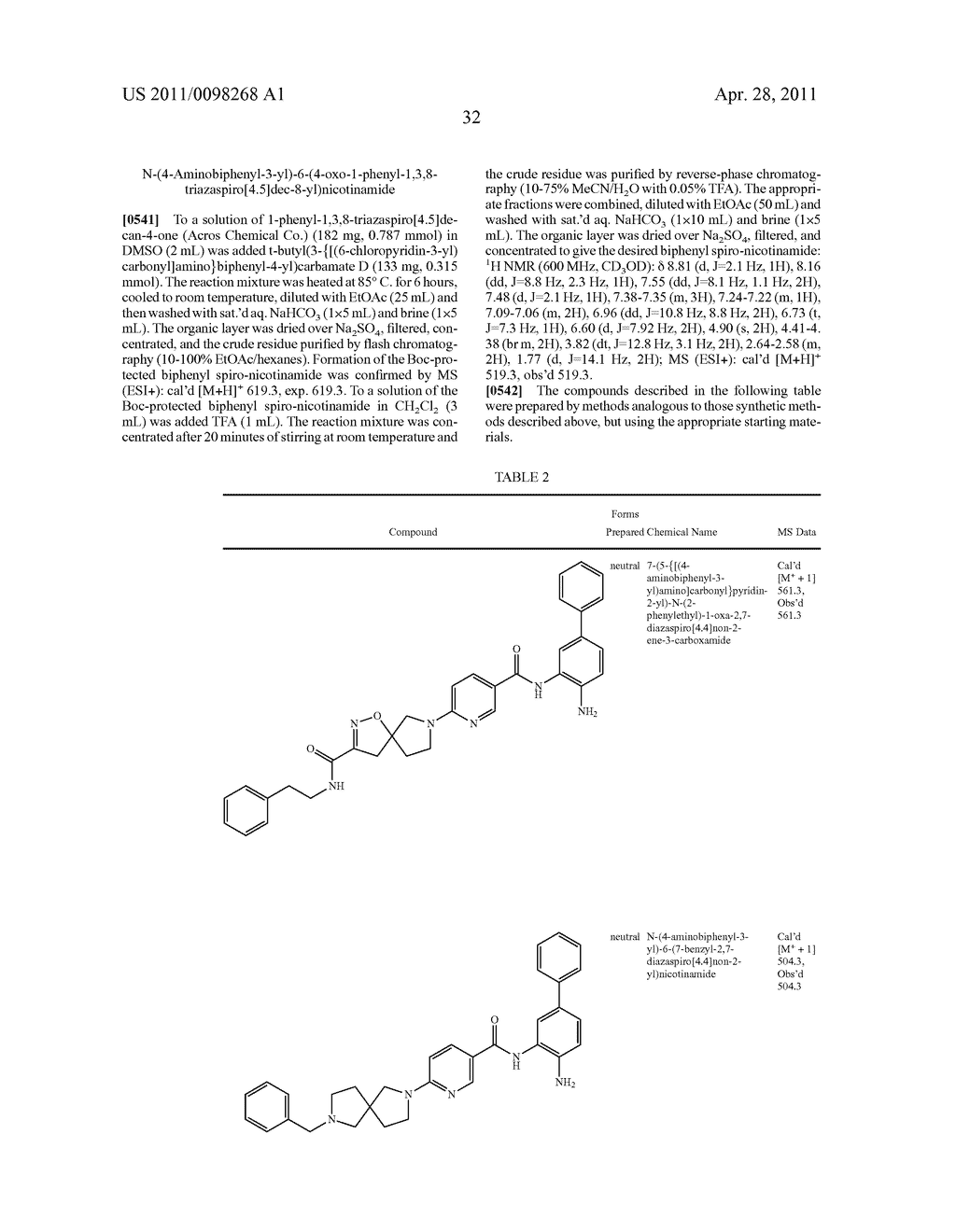 SPIROCYCLIC COMPOUNDS - diagram, schematic, and image 33