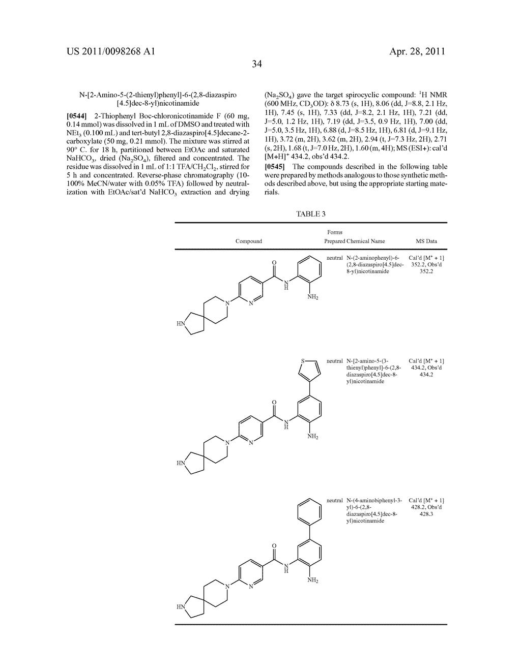 SPIROCYCLIC COMPOUNDS - diagram, schematic, and image 35