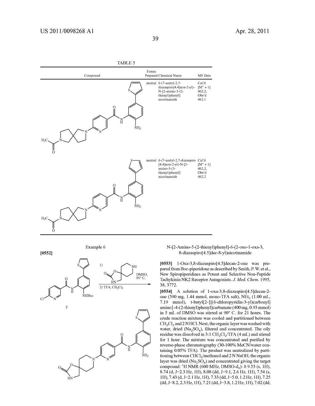 SPIROCYCLIC COMPOUNDS - diagram, schematic, and image 40