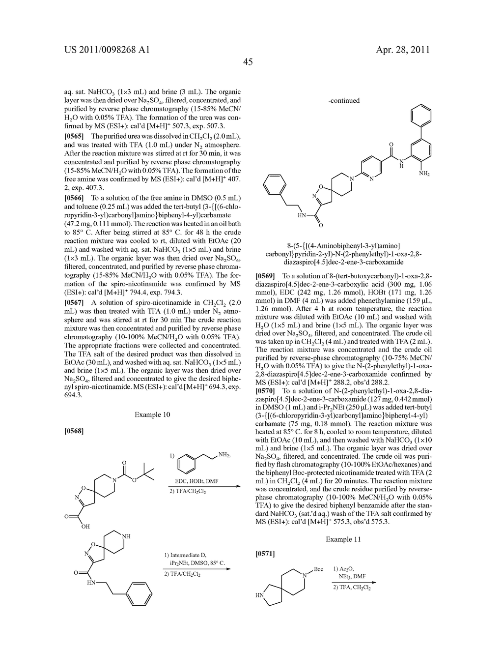 SPIROCYCLIC COMPOUNDS - diagram, schematic, and image 46
