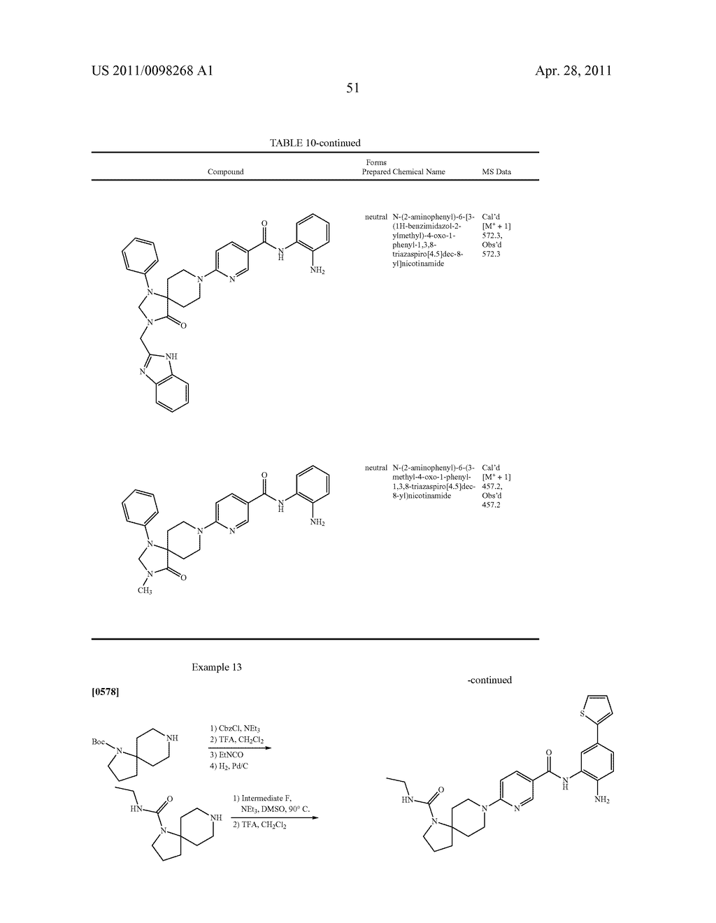 SPIROCYCLIC COMPOUNDS - diagram, schematic, and image 52