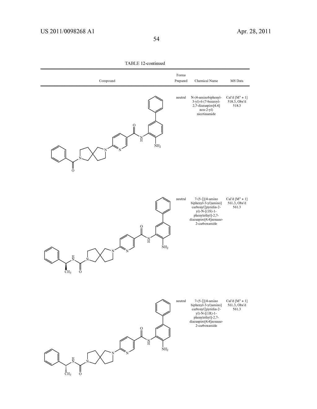 SPIROCYCLIC COMPOUNDS - diagram, schematic, and image 55