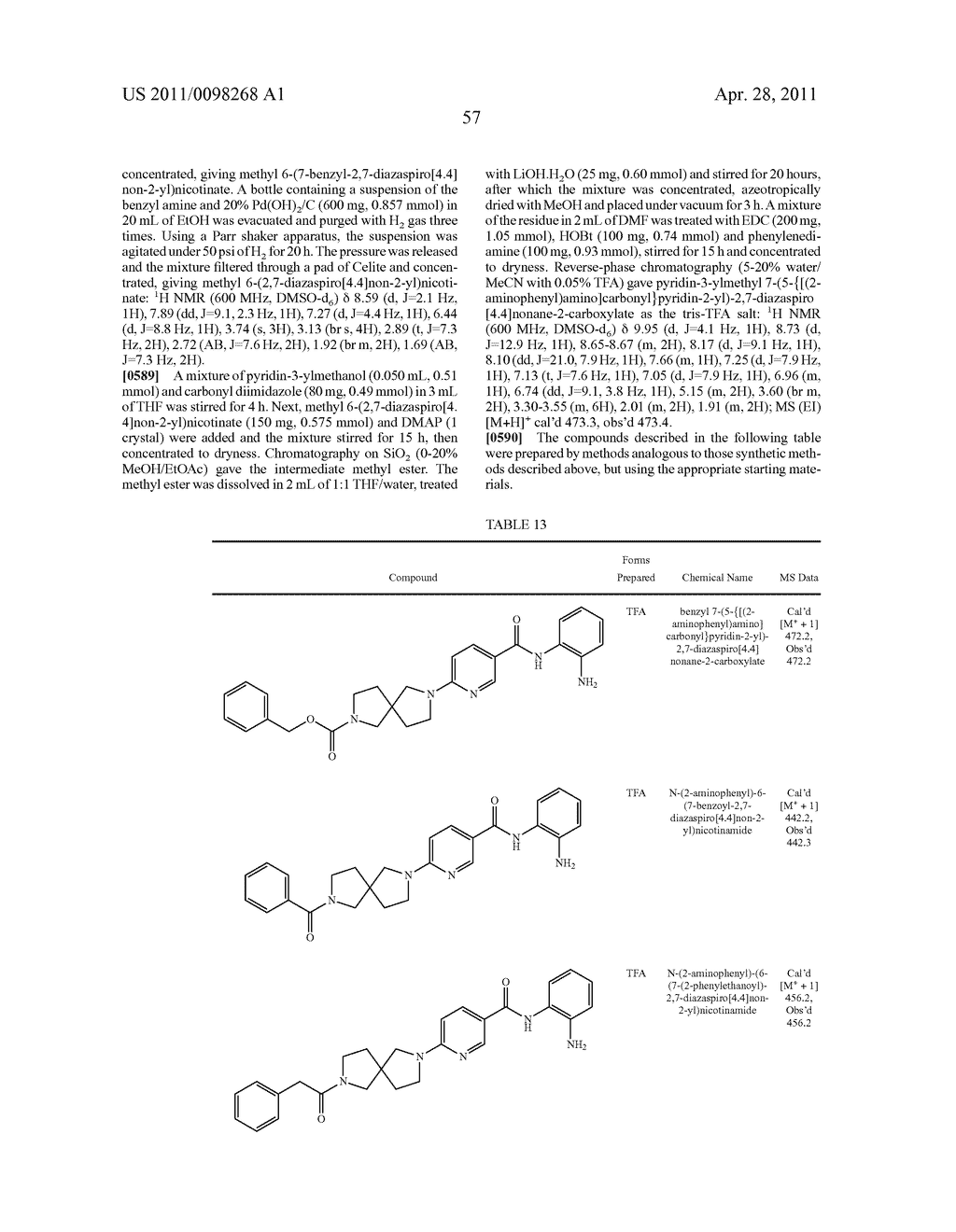 SPIROCYCLIC COMPOUNDS - diagram, schematic, and image 58