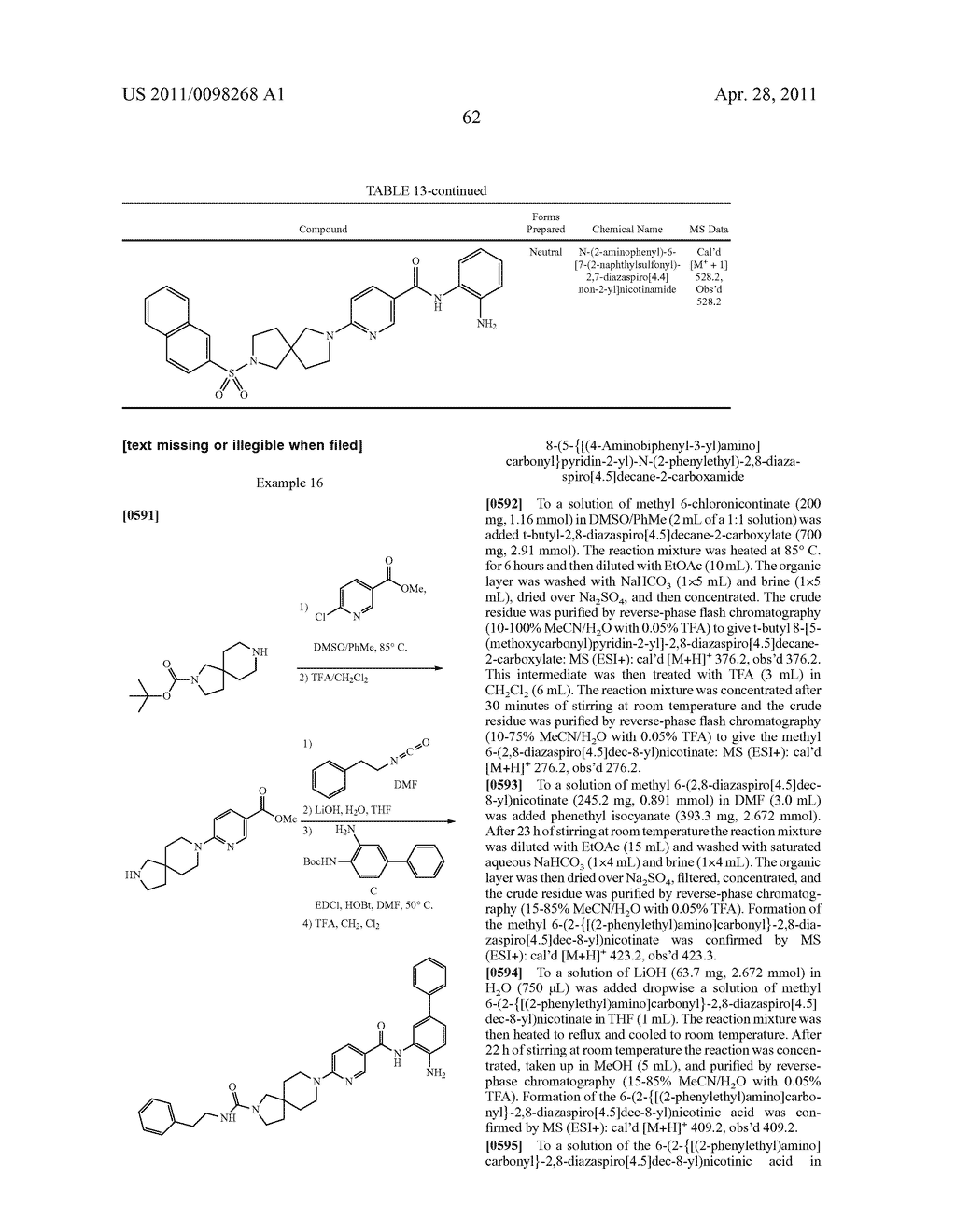 SPIROCYCLIC COMPOUNDS - diagram, schematic, and image 63