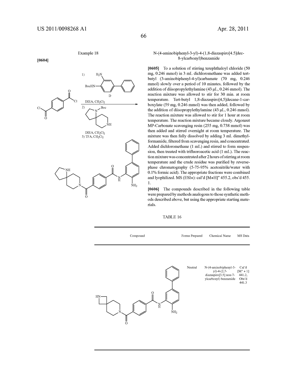 SPIROCYCLIC COMPOUNDS - diagram, schematic, and image 67