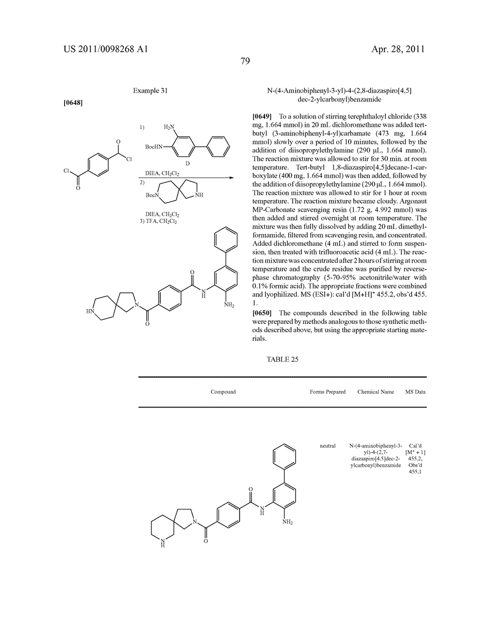 SPIROCYCLIC COMPOUNDS - diagram, schematic, and image 80