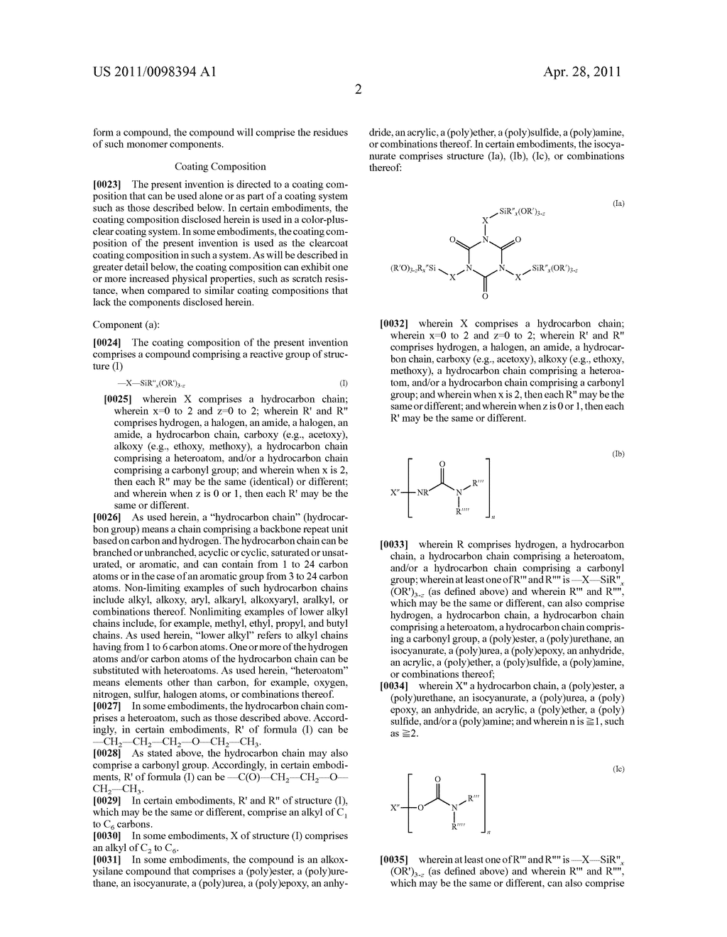 COATING COMPOSITION COMPRISING AN ALKOXYSILANE, A POLYSILOXANE, AND A PLURALITY OF PARTICLES - diagram, schematic, and image 03