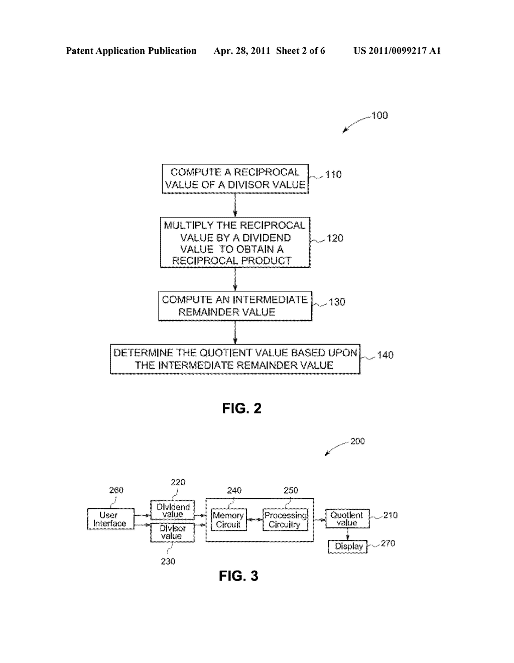 Method and System for Determining a Quotient Value - diagram, schematic, and image 03