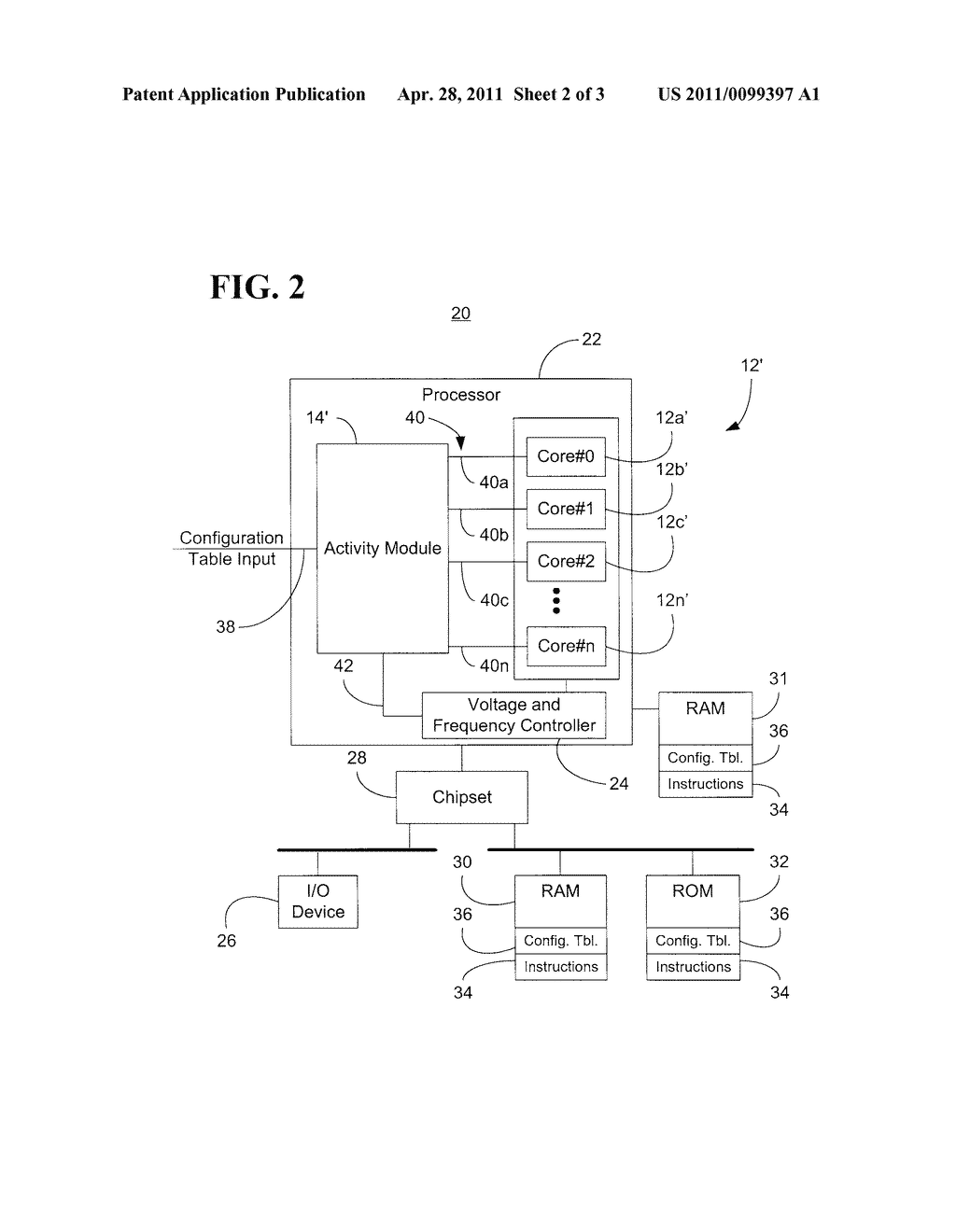 OPERATING POINT MANAGEMENT IN MULTI-CORE ARCHITECTURES - diagram, schematic, and image 03