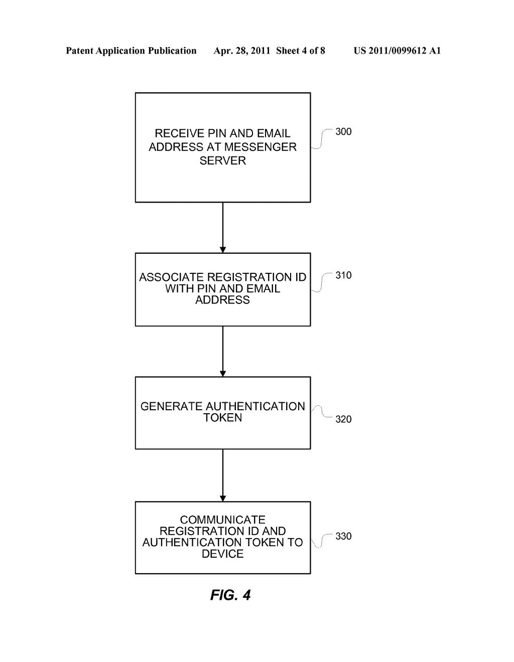 AUTOMATIC USER AUTHENTICATION AND IDENTIFICATION FOR MOBILE INSTANT MESSAGING APPLICATION - diagram, schematic, and image 05