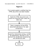 AUTHENTICATING A WEB PAGE WITH EMBEDDED JAVASCRIPT diagram and image