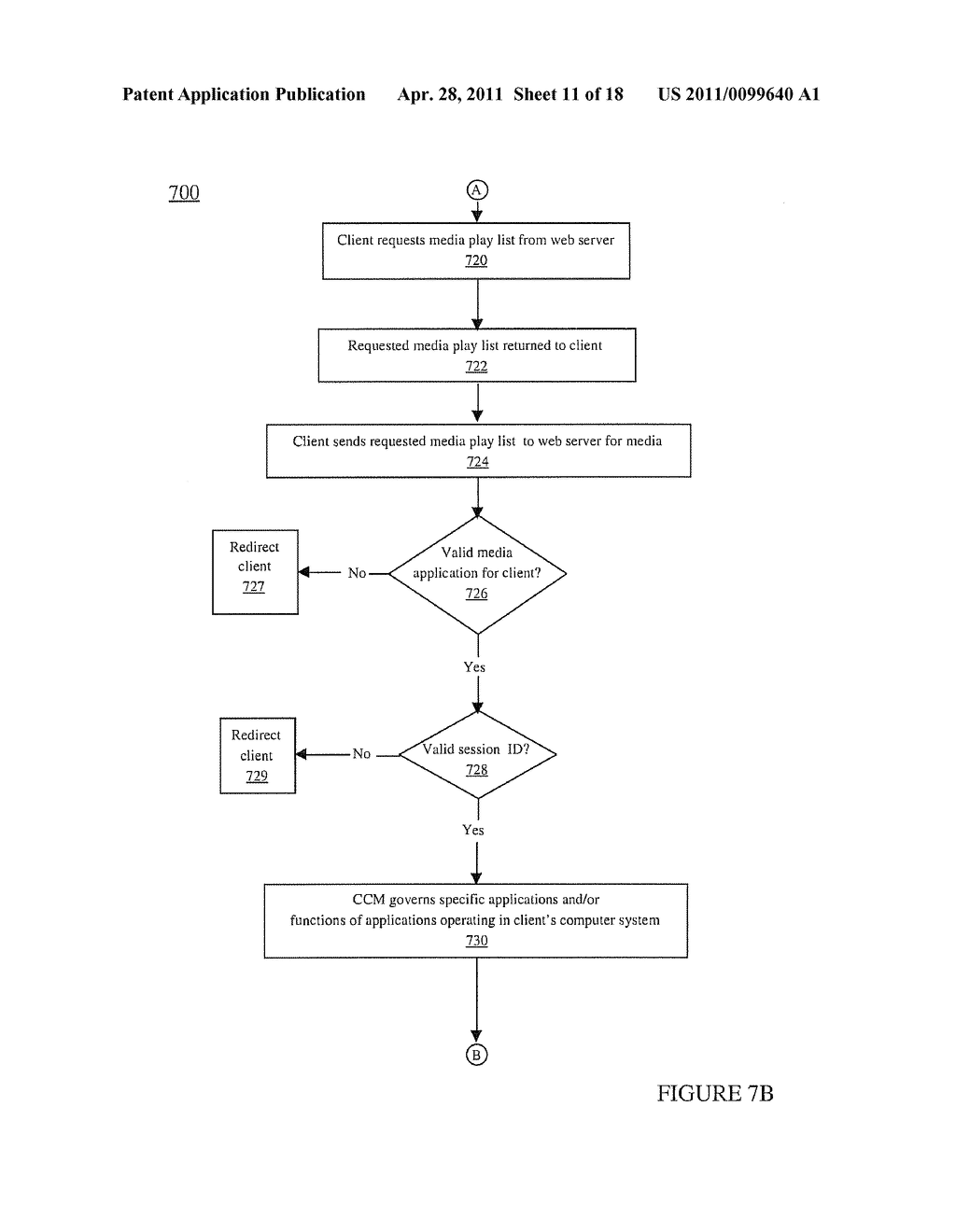 METHOD AND SYSTEM FOR SELECTIVELY CONTROLLING ACCESS TO PROTECTED MEDIA ON A MEDIA STORAGE DEVICE - diagram, schematic, and image 12