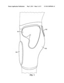 Athletic Garment with Articulated Body Protective Underlayer diagram and image