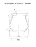 Athletic Garment with Articulated Body Protective Underlayer diagram and image