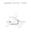 Boat hatch wind deflector system diagram and image