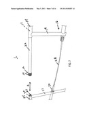 Telescoping boat railing diagram and image