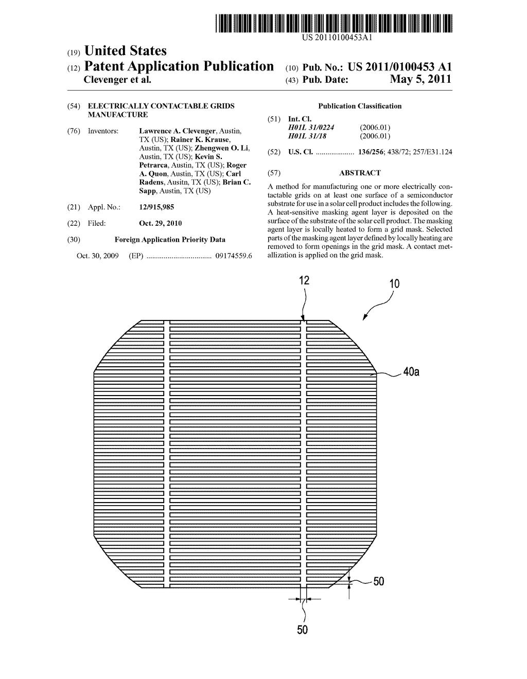 Electrically contactable grids manufacture - diagram, schematic, and image 01