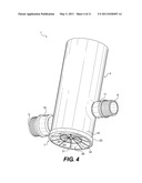 DRAINAGE SYSTEM HAVING AN END CAP FOR DIVERTING FLUID diagram and image