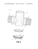 DRAINAGE SYSTEM HAVING AN END CAP FOR DIVERTING FLUID diagram and image