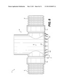 DRAINAGE SYSTEM HAVING AN END CAP FOR DIVERTING FLUID diagram and image