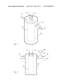 VERTICAL FLUID HEAT EXCHANGER INSTALLED WITHIN NATURAL THERMAL ENERGY BODY diagram and image